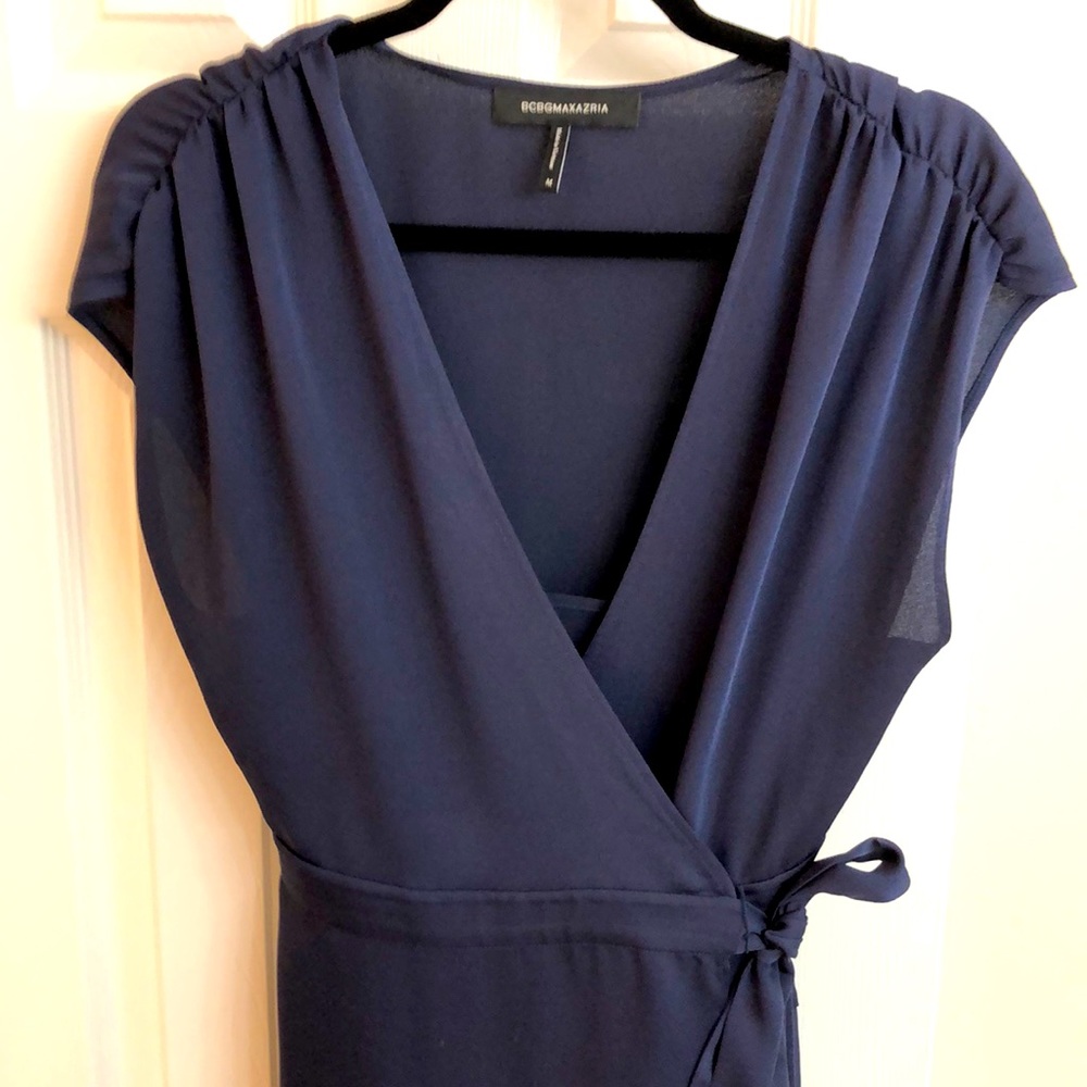 BCBG Maxazria MIDI Wrap Dress